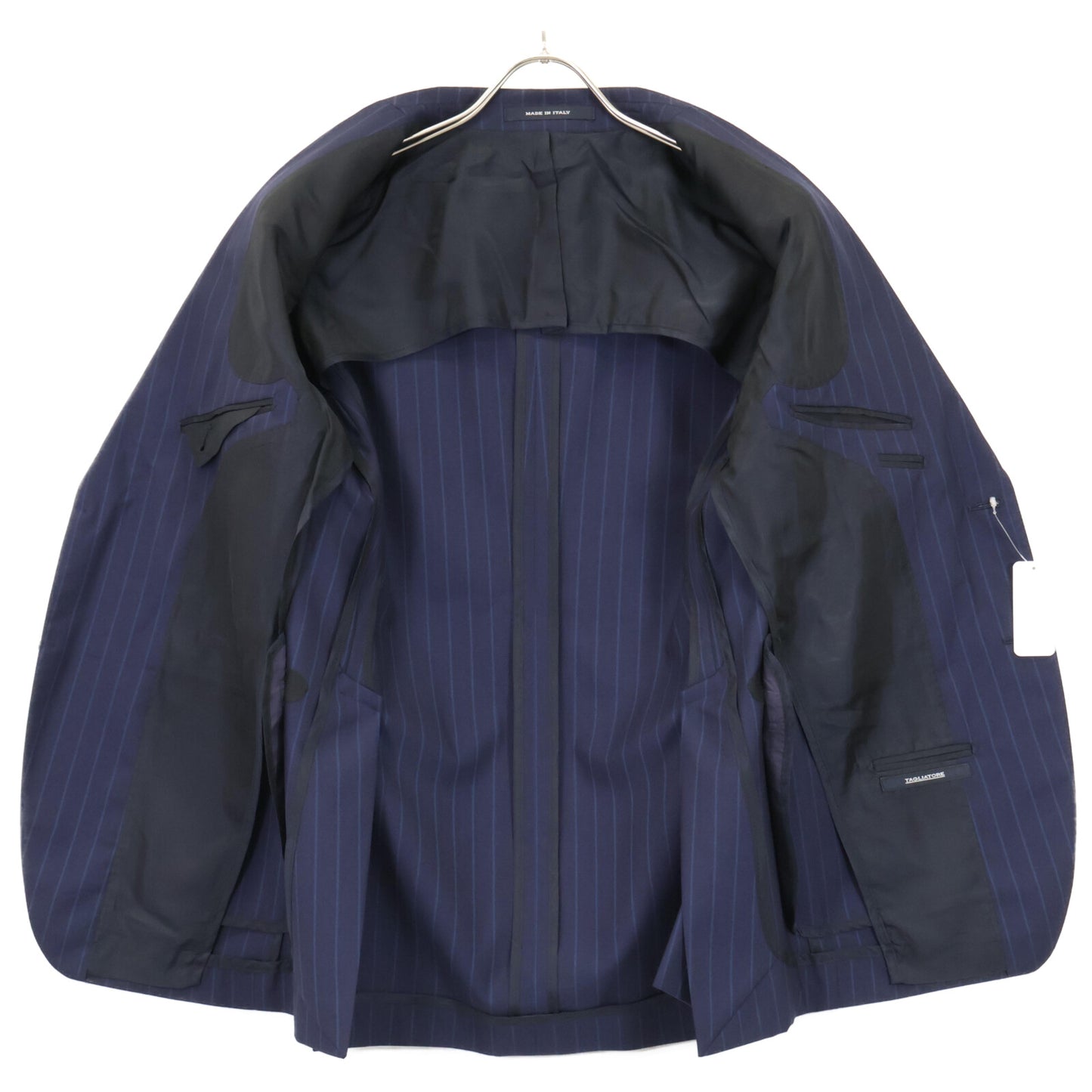 TAGLIATORE タリアトーレ 【新品同様/国内正規】2SVJ22B01 ストライプ ウール 2Bシングル スーツ セットアップ 44