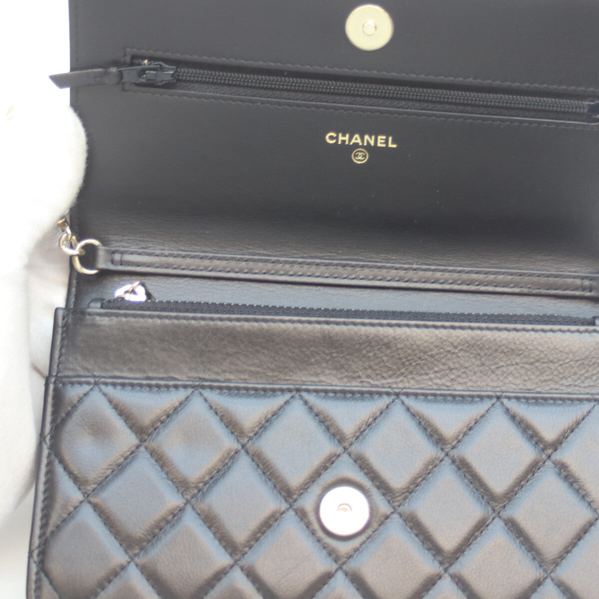 CHANEL シャネル 30番台 AP2579 黒 G金具 ﾗﾑｽｷﾝ ﾊﾟｰﾙﾁｪｰﾝｳｫﾚｯﾄ ｼｮﾙﾀﾞｰﾊﾞｯｸﾞ ショルダーバッグ