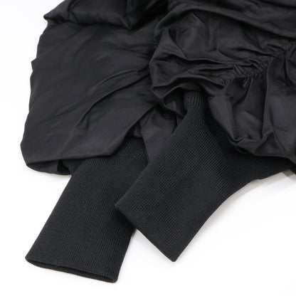 Adam et Rope アダムエロペ GAL-02000-A ﾌﾞﾗｯｸ ﾊﾟﾌｽﾘｰﾌﾞ MA-1 ｼﾞｬｹｯﾄ ジャケット Ｆ