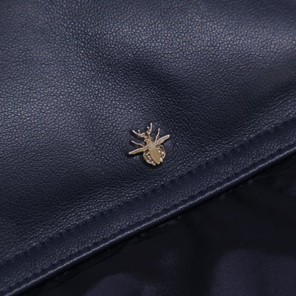 Dior HOMME ディオールオム 【国内正規】863C422H3830 ボアカラー ヨークラムレザー切替 ダウン ジャケット 50