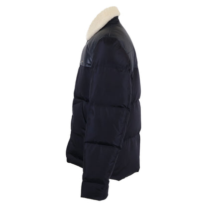 Dior HOMME ディオールオム 【国内正規】863C422H3830 ボアカラー ヨークラムレザー切替 ダウン ジャケット 50