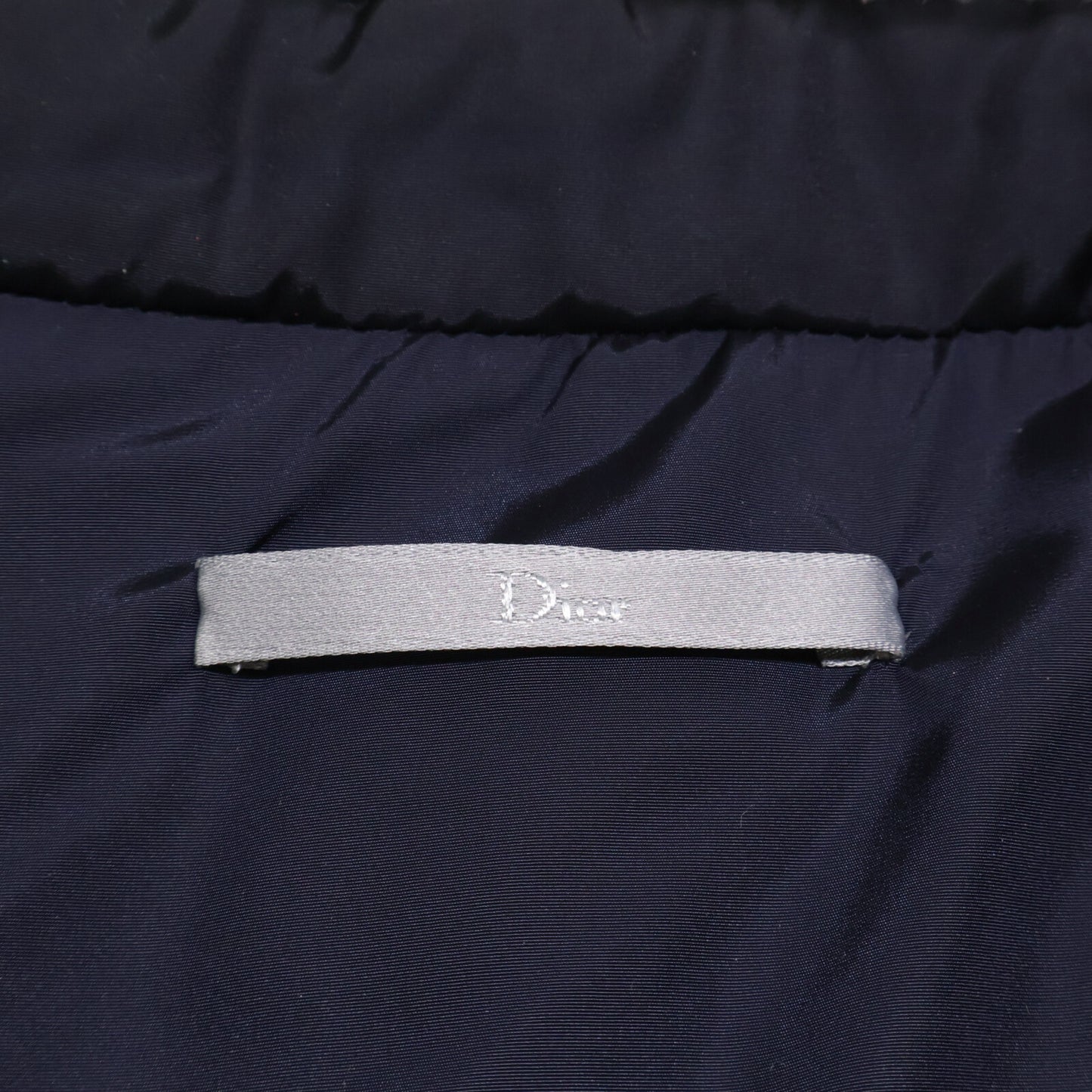 Dior HOMME ディオールオム 【国内正規】863C422H3830 ボアカラー ヨークラムレザー切替 ダウン ジャケット 50