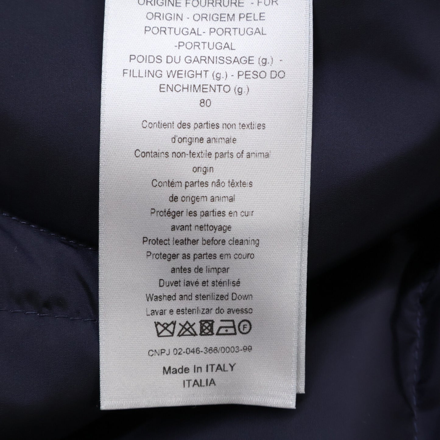 Dior HOMME ディオールオム 【国内正規】863C422H3830 ボアカラー ヨークラムレザー切替 ダウン ジャケット 50