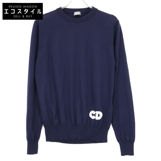 Dior HOMME ディオールオム 023M671AT845 ×DANIEL ARSHAM ﾛｺﾞﾌﾟﾘﾝﾄﾆｯﾄ ｾｰﾀｰ トップス S