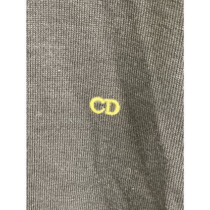 Dior HOMME ディオールオム 763M648KT637 ﾌﾞﾗｯｸ ﾆｯﾄｾｰﾀｰ トップス L