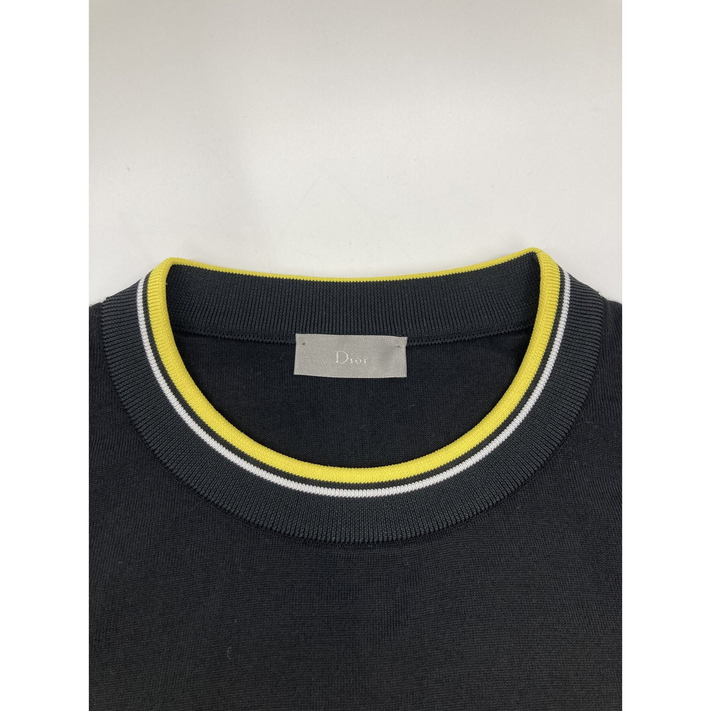 Dior HOMME ディオールオム 763M648KT637 ﾌﾞﾗｯｸ ﾆｯﾄｾｰﾀｰ トップス L