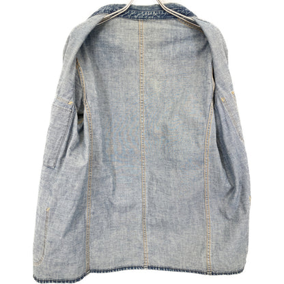 DENIME ドゥニーム ｲﾝﾃﾞｨｺﾞ ﾃﾞﾆﾑ ORIZZONTI ｶﾊﾞｰｵｰﾙ ジャケット 40