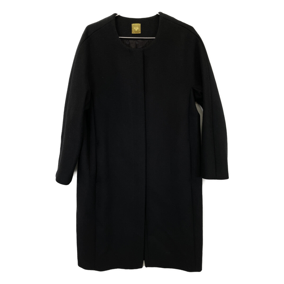 MUSE ミューズ 18AW ﾌﾞﾗｯｸ ｳｰﾙ ﾀﾞﾌﾞﾙｸﾛｽﾉｰｶﾗｰｺｰﾄ コート 表記なし