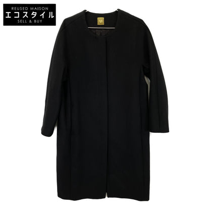 MUSE ミューズ 18AW ﾌﾞﾗｯｸ ｳｰﾙ ﾀﾞﾌﾞﾙｸﾛｽﾉｰｶﾗｰｺｰﾄ コート 表記なし