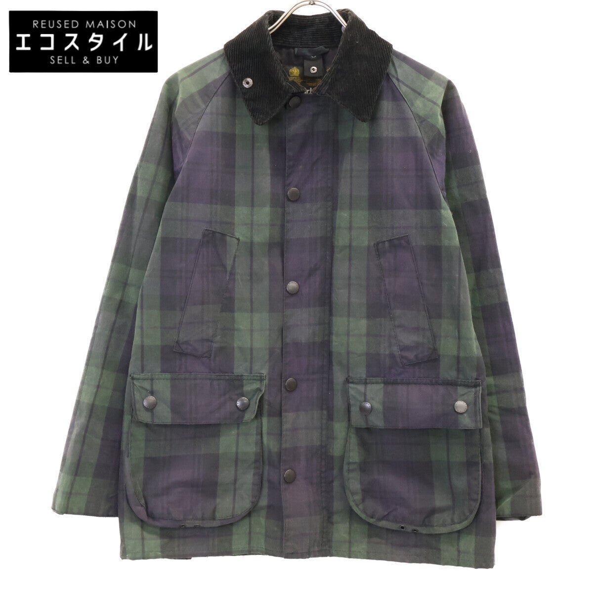 Barbour バブアー 1202314 バブアー ブラックウォッチ タータンチェック ビデイルジャケット ジャケット 36