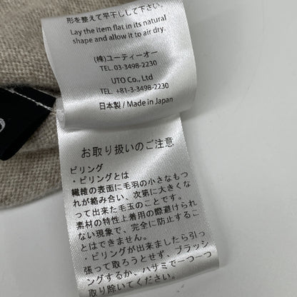 UTO ユーティーオー ｻﾝﾄﾞ ｶｼﾐﾔ100% ﾍﾞｰｼｯｸ ﾊｲﾈｯｸ ﾆｯﾄ ｾｰﾀｰ トップス 表記なし