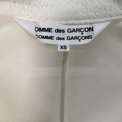 COMMEdesGARCONS コムデギャルソン ホワイト 11年 RI-J040 バックフリル テーラードジャケット ジャケット XS