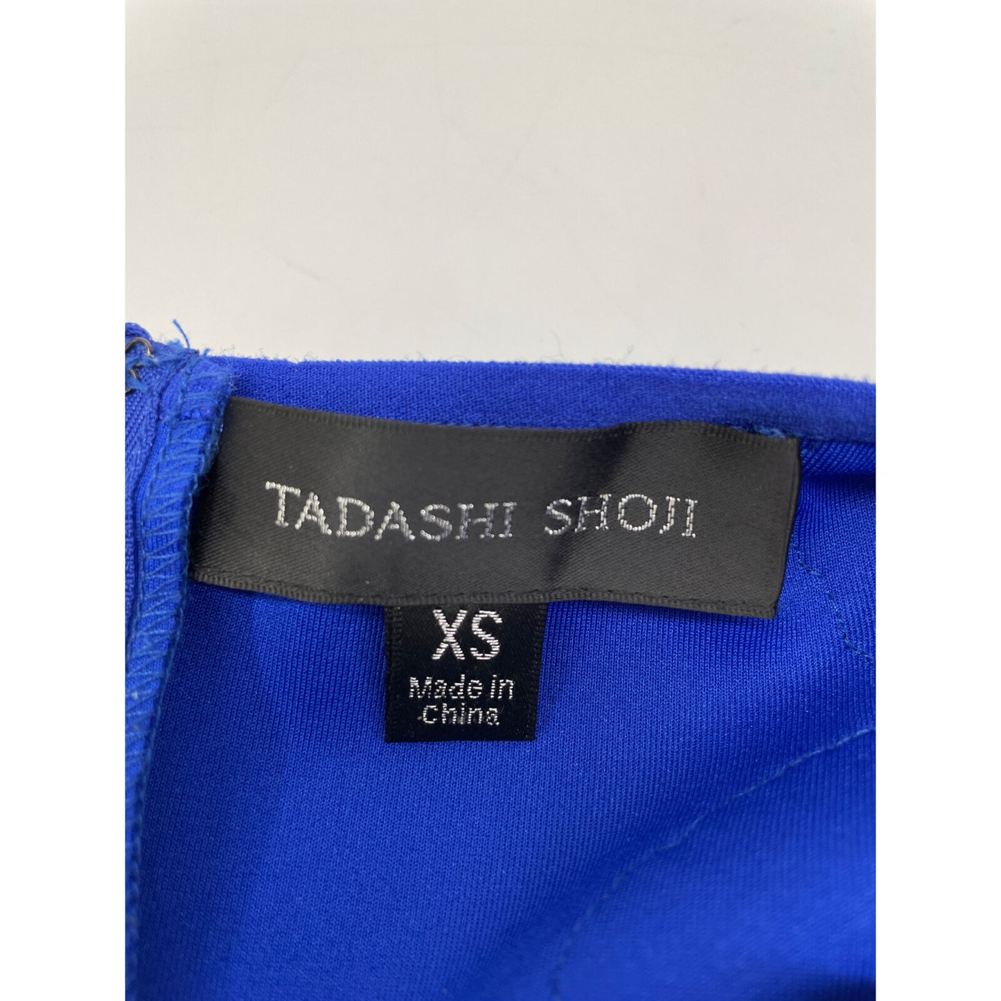 TADASHI SHOJI タダシショージ BJX19288M ロイヤルブルー スパンコール ノースリーブワンピース ワンピース XS