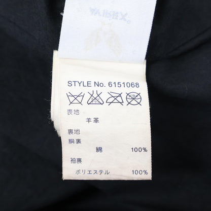 AVIREX アヴィレックス ブラウン 6151068 ラムスキン ウォッシュ加工 ダブルライダースジャケット ジャケット XL