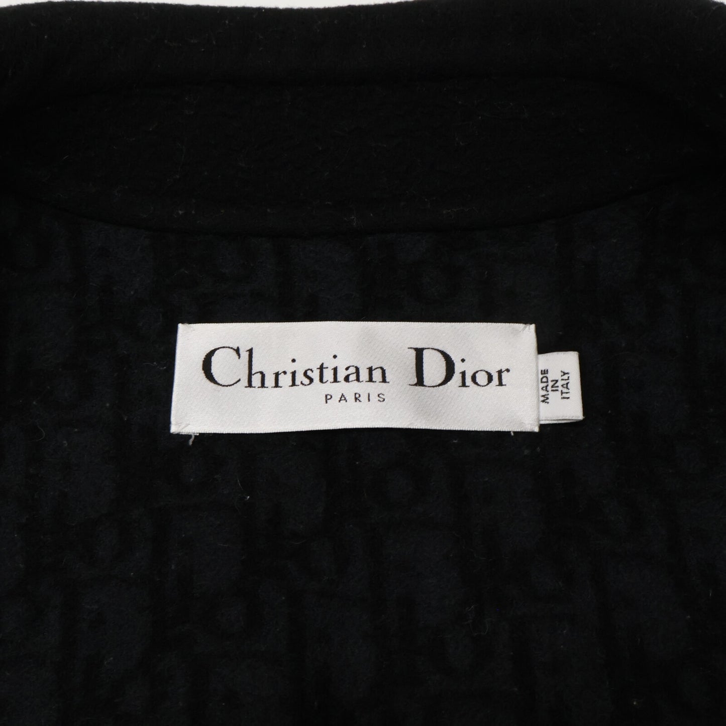 Christian Dior クリスチャンディオール 【国内正規】110M36A1375 バージンウール オブリーク ベルト付 コート I:38
