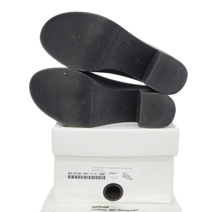 COMMEdesGARCONS コムデギャルソン プレーン PVC ヒールパンプス レディース ブラック 22cm シューズ 5(US)