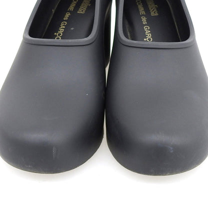 COMMEdesGARCONS コムデギャルソン プレーン PVC ヒールパンプス レディース ブラック 22cm シューズ 5(US)