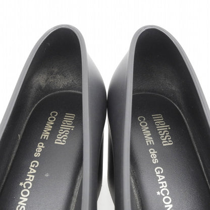 COMMEdesGARCONS コムデギャルソン プレーン PVC ヒールパンプス レディース ブラック 22cm シューズ 5(US)