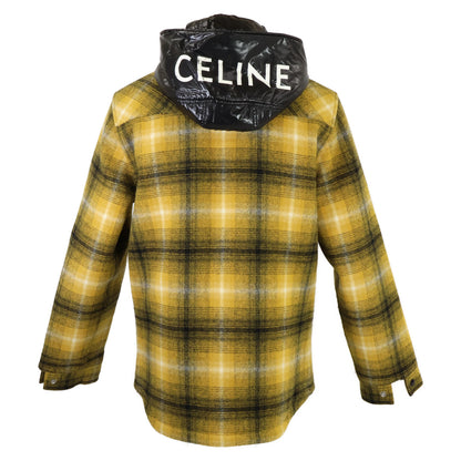 CELINE セリーヌ 【国内正規】2W410322S チェック フード付 キルティング ジャケット 44