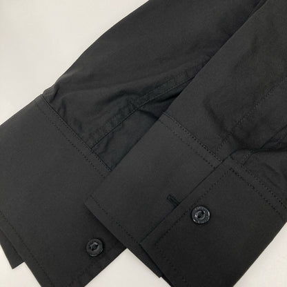 delada デラダ ブラック コットン ドッキングデザインシャツ トップス L