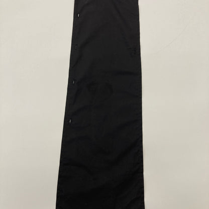 delada デラダ ブラック コットン ドッキングデザインシャツ トップス L