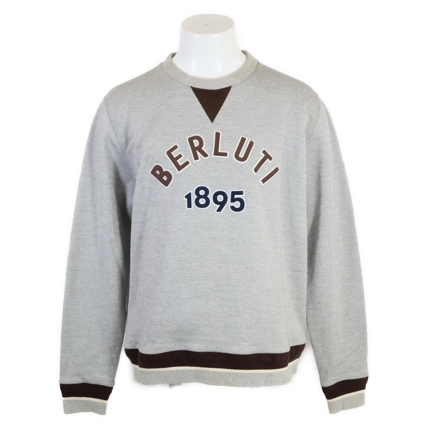 berluti ベルルッティ 【国内正規】R25JRL82JBAW シルク混 BERLUTI ロゴ トレーナー/ トップス XL