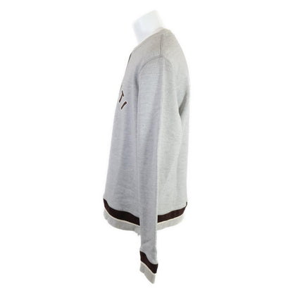 berluti ベルルッティ 【国内正規】R25JRL82JBAW シルク混 BERLUTI ロゴ トレーナー/ トップス XL