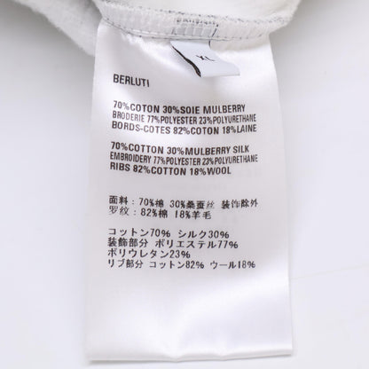 berluti ベルルッティ 【国内正規】R25JRL82JBAW シルク混 BERLUTI ロゴ トレーナー/ トップス XL