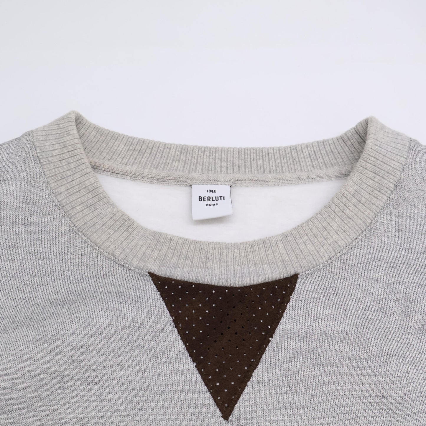 berluti ベルルッティ 【国内正規】R25JRL82JBAW シルク混 BERLUTI ロゴ トレーナー/ トップス XL