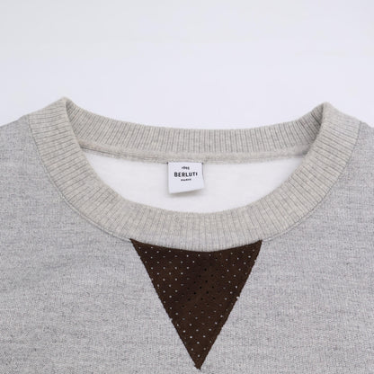 berluti ベルルッティ 【国内正規】R25JRL82JBAW シルク混 BERLUTI ロゴ トレーナー/ トップス XL