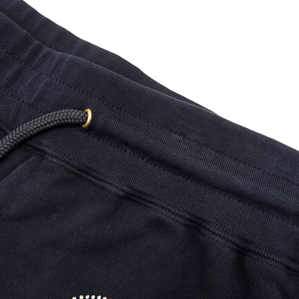 1piu1uguale3 ウノピゥウノウグァーレトレ 美品 コットン スタッズ ショートパンツ ボトムス メンズ ブラック L ボトムス L