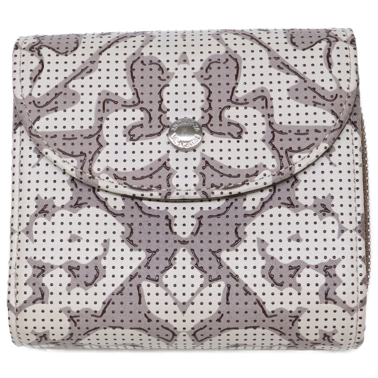 印傳屋 【新品同様】SARAMAS サラマス 札入S-21 二つ折り財布（小銭入れあり）