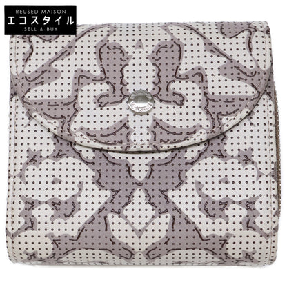 印傳屋 【新品同様】SARAMAS サラマス 札入S-21 二つ折り財布（小銭入れあり）