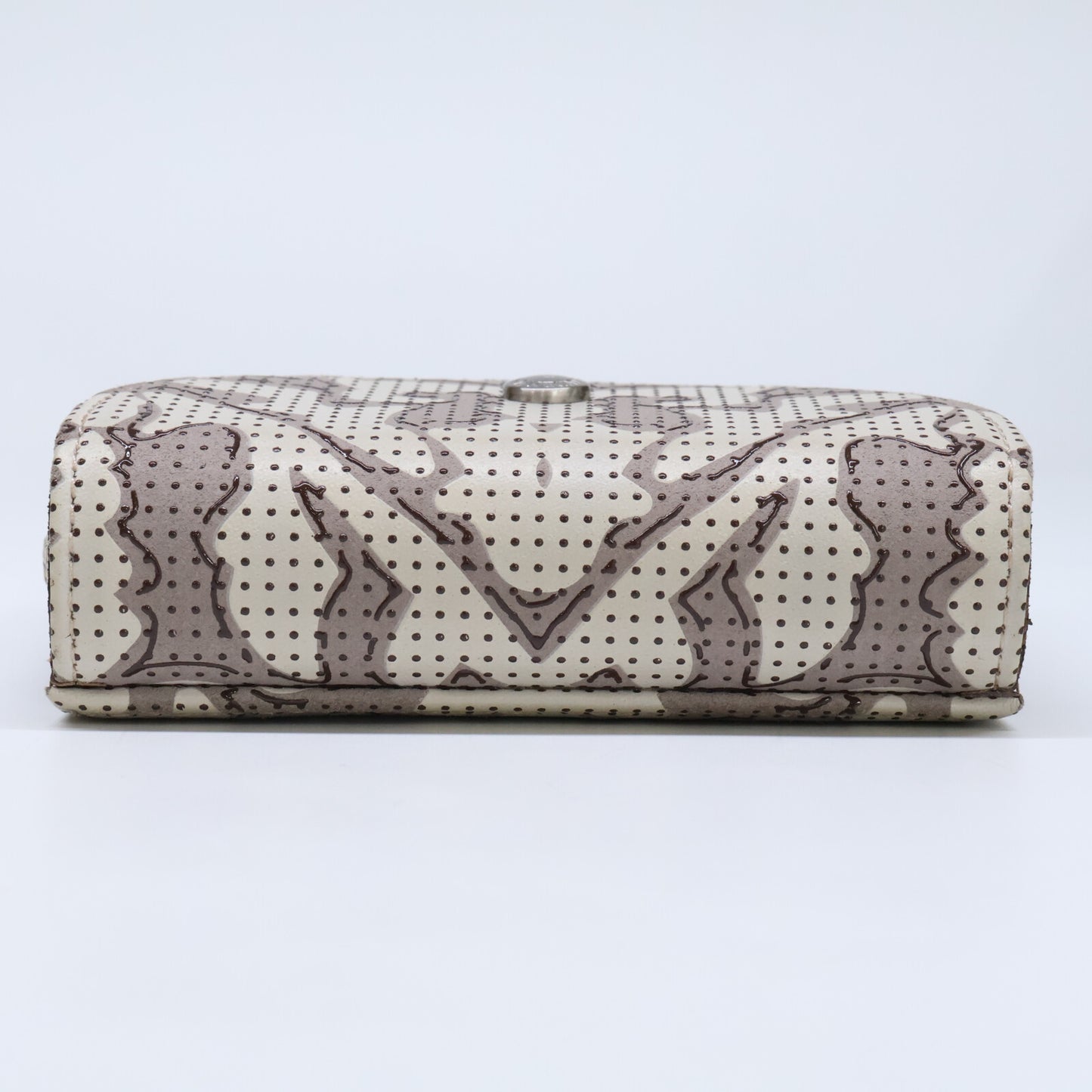 印傳屋 【新品同様】SARAMAS サラマス 札入S-21 二つ折り財布（小銭入れあり）