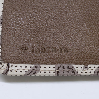 印傳屋 【新品同様】SARAMAS サラマス 札入S-21 二つ折り財布（小銭入れあり）