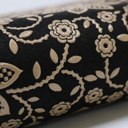 印傳屋 【新品同様】クレマチス 札入H 二つ折り財布（小銭入れあり）