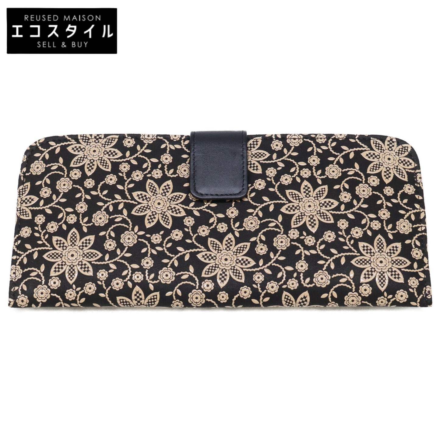 印傳屋 【新品同様】クレマチス 束入L 長財布（小銭入れあり）