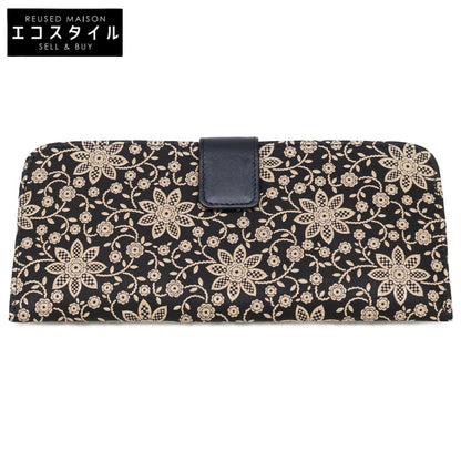 印傳屋 【新品同様】クレマチス 束入L 長財布（小銭入れあり）