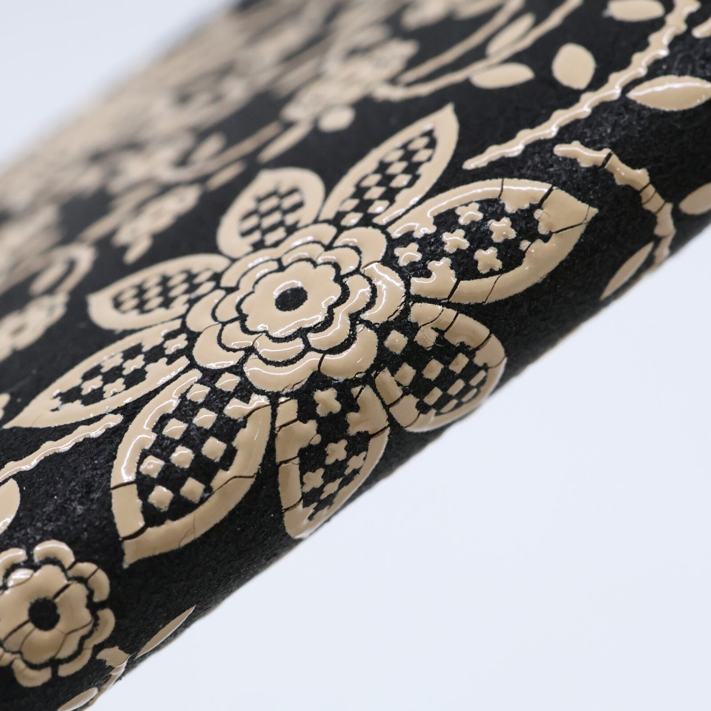 印傳屋 【新品同様】クレマチス 束入L 長財布（小銭入れあり）