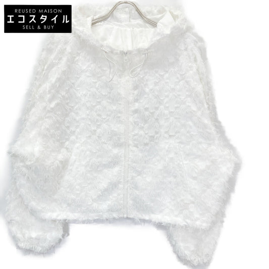 cygne シーニュ ﾎﾜｲﾄ CY2511-07-038 ｶｯﾄｼﾞｬｶﾞｰﾄﾞﾊﾟｰｶｰ eluu トップス F