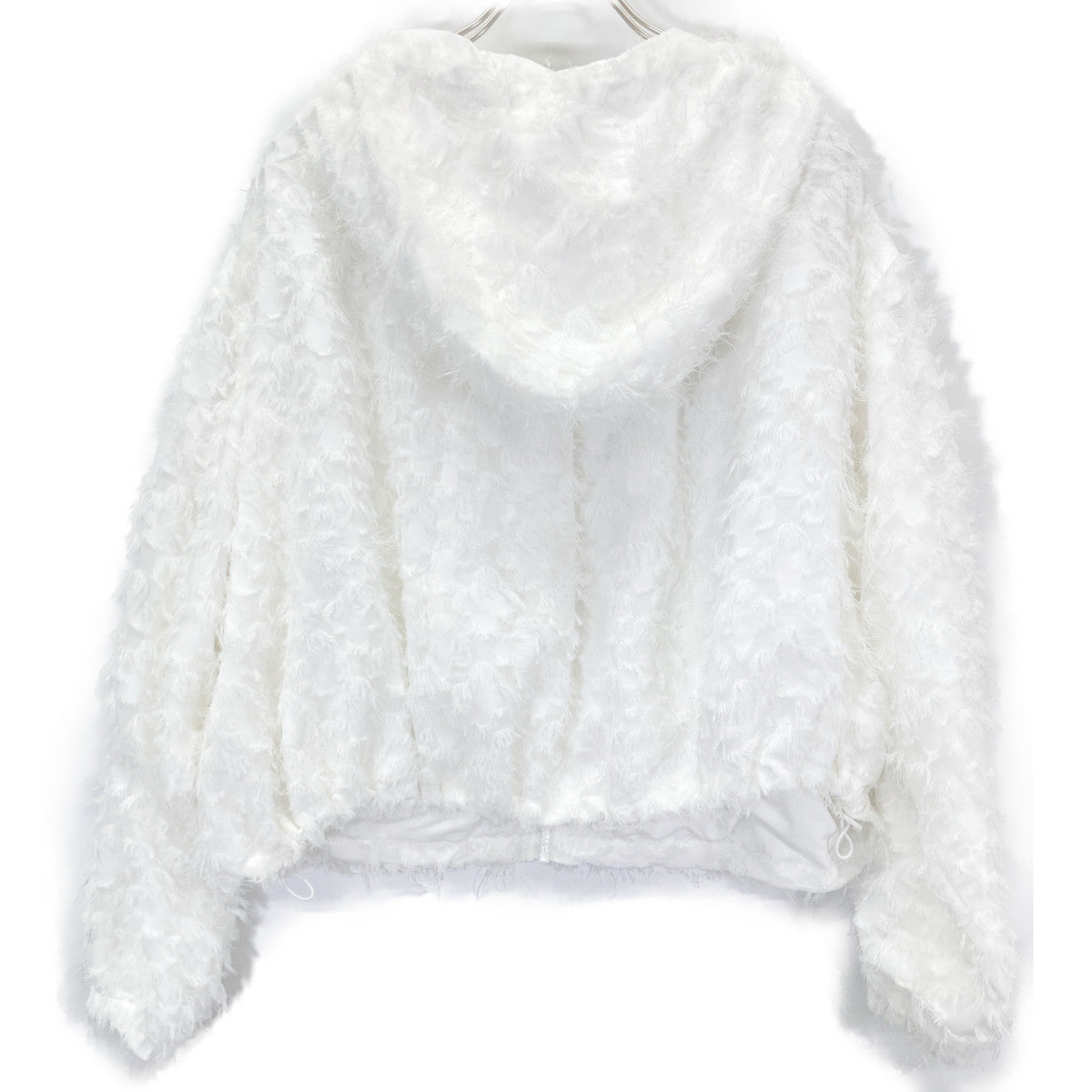 cygne シーニュ ﾎﾜｲﾄ CY2511-07-038 ｶｯﾄｼﾞｬｶﾞｰﾄﾞﾊﾟｰｶｰ eluu トップス F