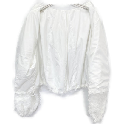 cygne シーニュ ﾎﾜｲﾄ CY2511-07-038 ｶｯﾄｼﾞｬｶﾞｰﾄﾞﾊﾟｰｶｰ eluu トップス F