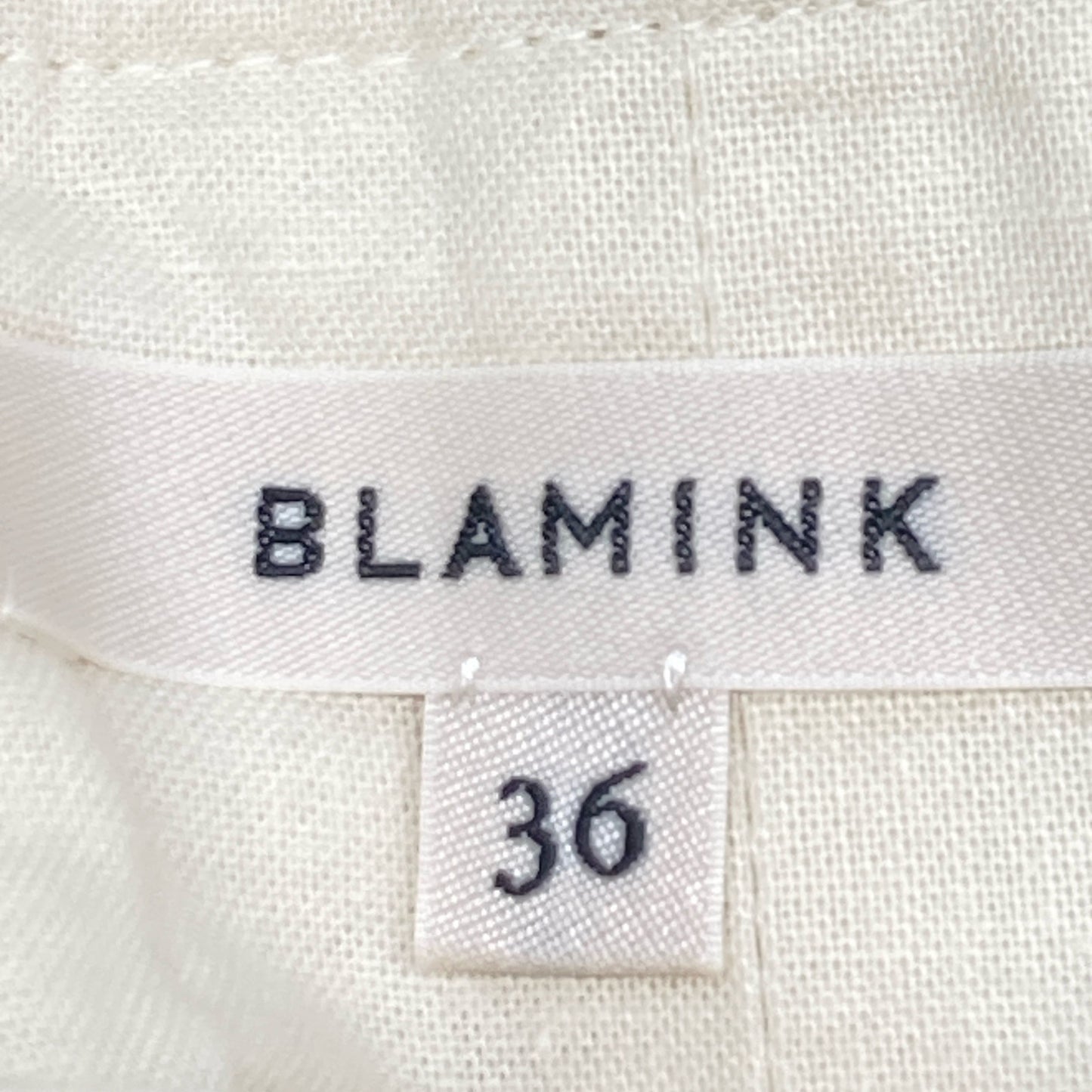 BLAMINK ブラミンク 23SS ｸﾘｰﾑ 7924-230-0343 ﾘﾈﾝﾌﾞﾚﾝﾄﾞ ﾏｷｼ丈 ﾛﾝｸﾞｽｶｰﾄ スカート 36