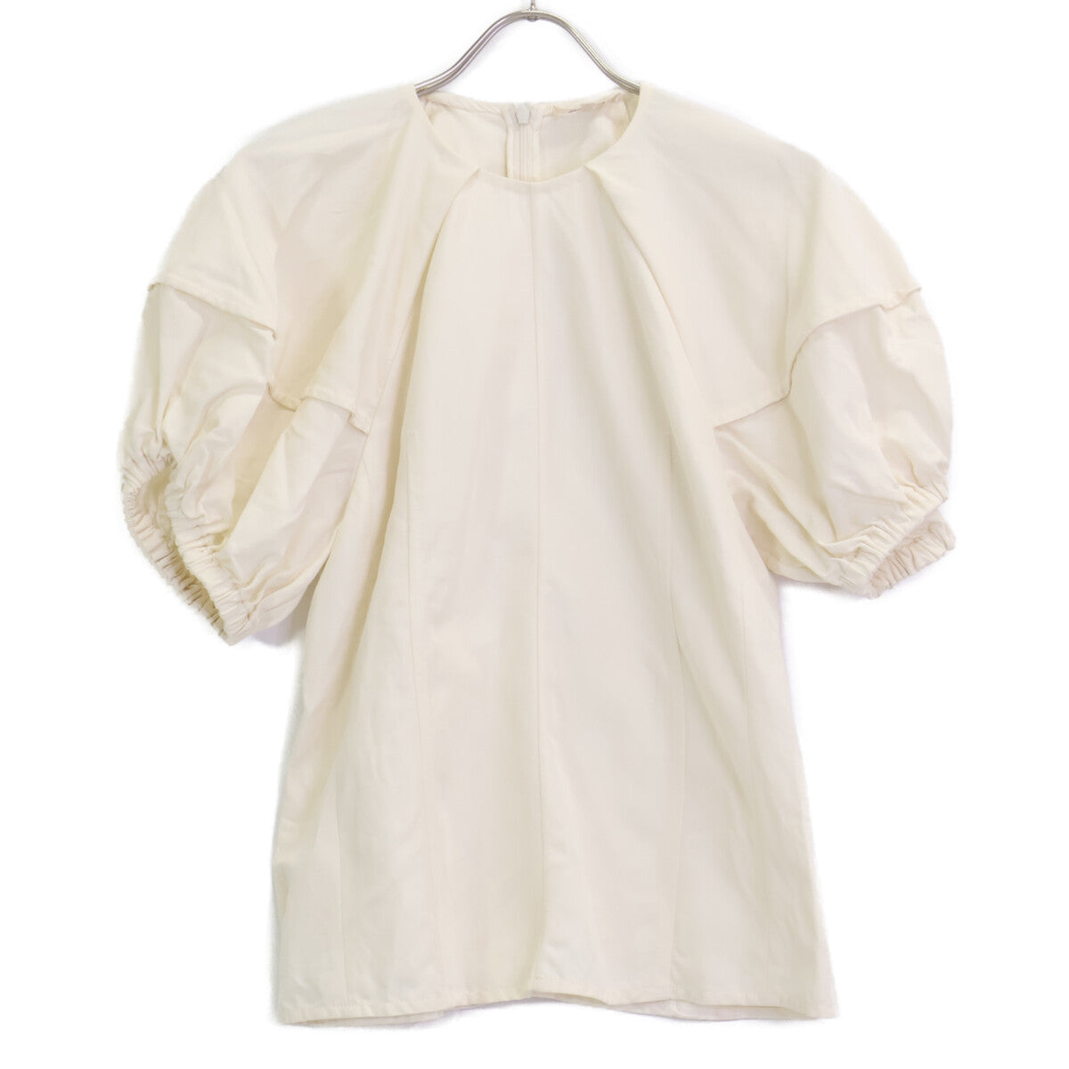 BLAMINK ブラミンク 23SS ｸﾘｰﾑ 7921-230-0222 ﾄﾞﾙﾏﾝｼｮｰﾄｽﾘｰﾌﾞﾌﾞﾗｳｽ トップス 36