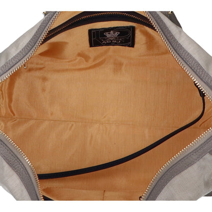 A.D.M.J. Accessoires De Mademoiselle ADMJ 【美品】ナイロン/レザー切替 ハンドバッグ