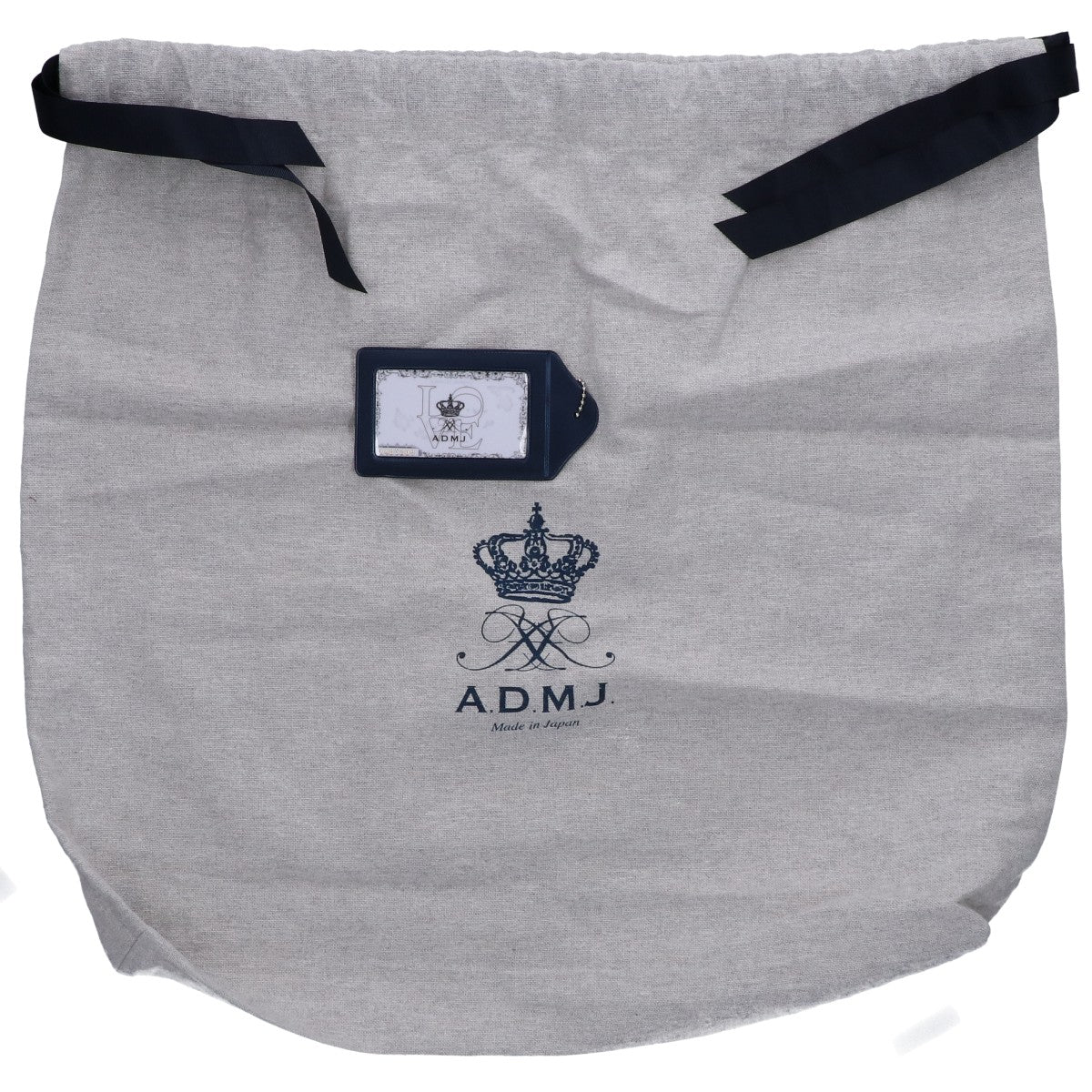 A.D.M.J. Accessoires De Mademoiselle ADMJ 【美品】ナイロン/レザー切替 ハンドバッグ