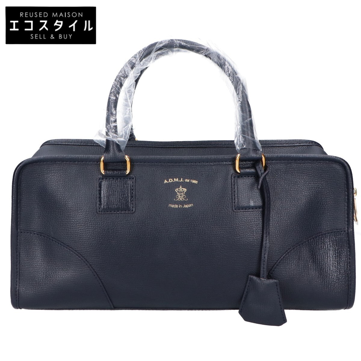 A.D.M.J. Accessoires De Mademoiselle ADMJ 【美品】レザー ミニ ボストンバッグ