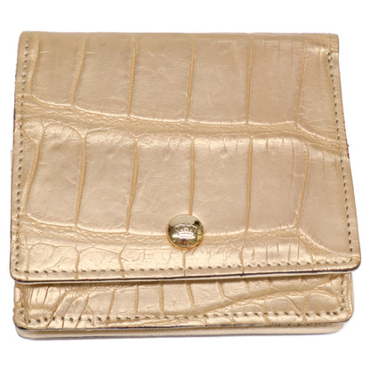 A.D.M.J. Accessoires De Mademoiselle ADMJ 型押しレザー 二つ折り財布（小銭入れあり）