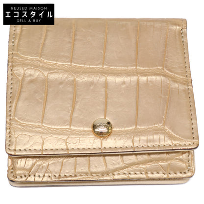 A.D.M.J. Accessoires De Mademoiselle ADMJ 型押しレザー 二つ折り財布（小銭入れあり）