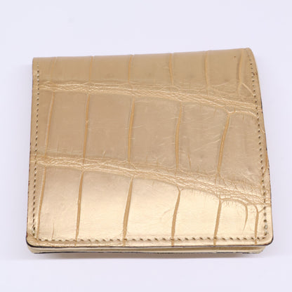 A.D.M.J. Accessoires De Mademoiselle ADMJ 型押しレザー 二つ折り財布（小銭入れあり）